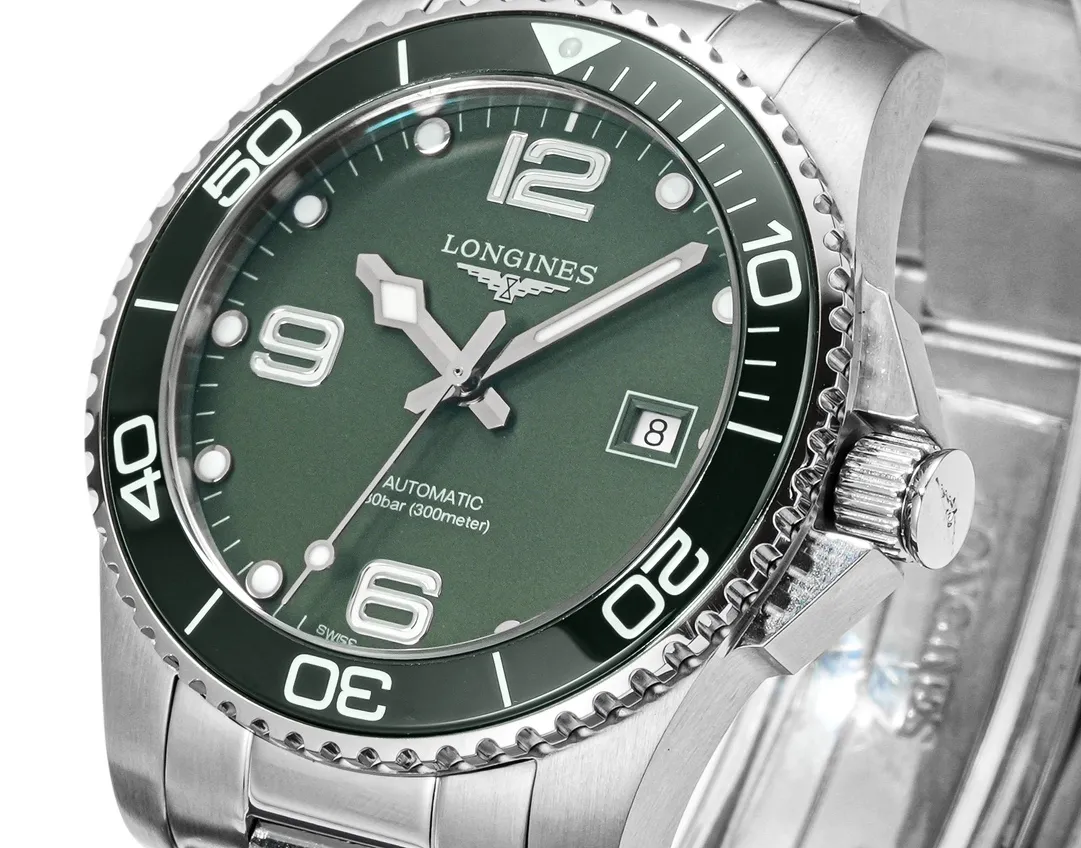 V9 Factory Longines Conquest Green Dial Steel Watch –  Super Clone Design Upgraded 4001