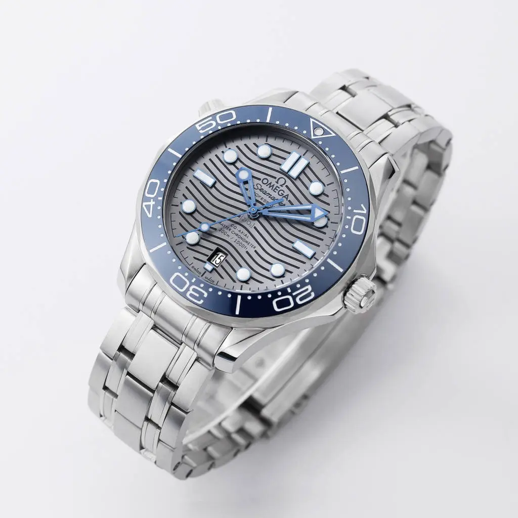 VS Factory OMEGA Seamaster 300M Steel Blue Dial VSF Watches Compact 482