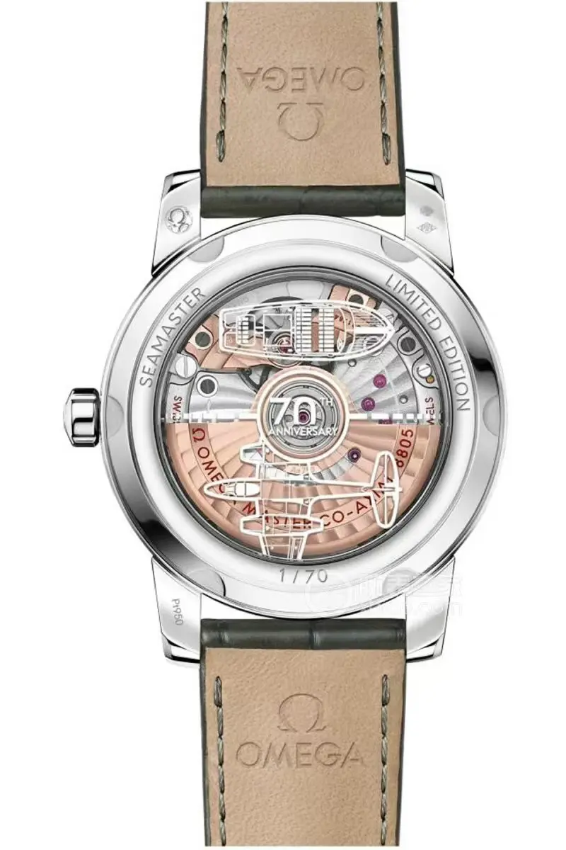 ZipUp VS Factory Omega Seamaster 1948 Silver Brown Leather VSF Luxury Watch 490