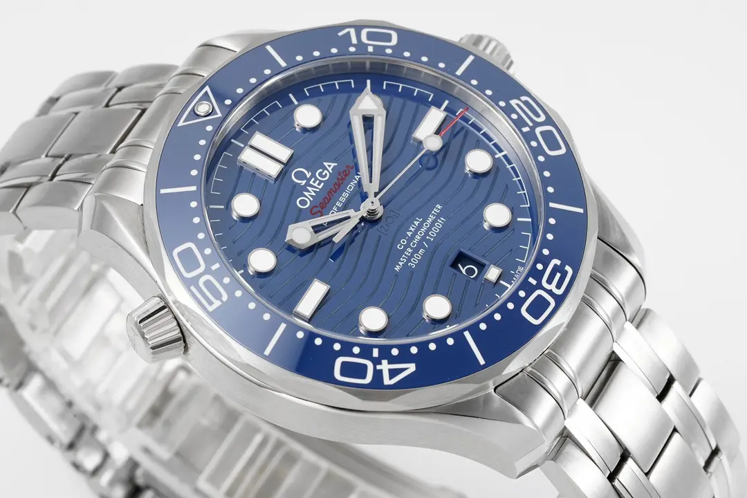 VS Factory Omega Seamaster 300M Blue Dial Stainless Steel VSF Luxury Watch Effortless 483