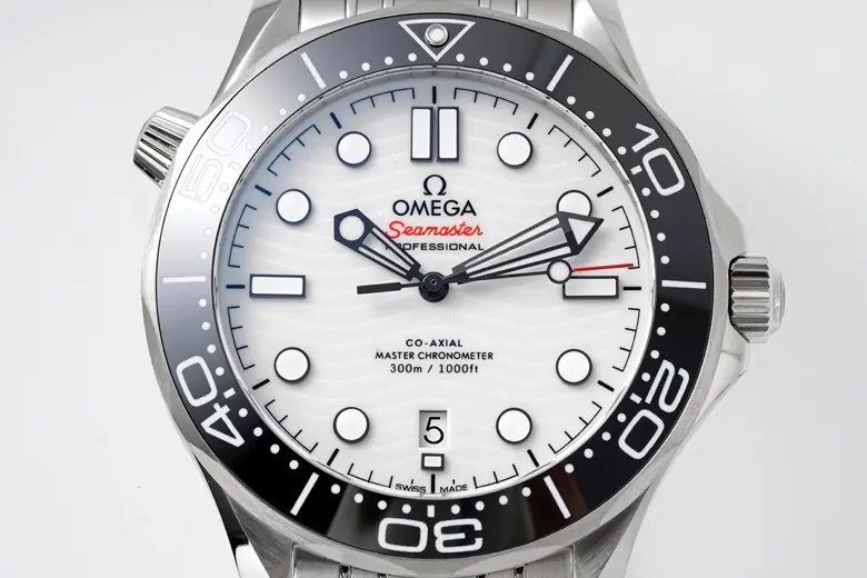 SoftTouch VS Factory Omega Seamaster 300M White Dial Steel – High-Quality VSF Watches 474