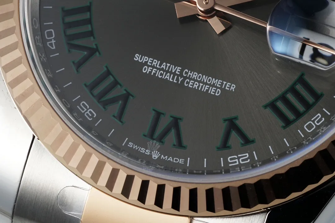 ModernLook VS Factory Rolex Datejust 36mm Two-Tone Stainless Steel and Rose Gold Watch 296
