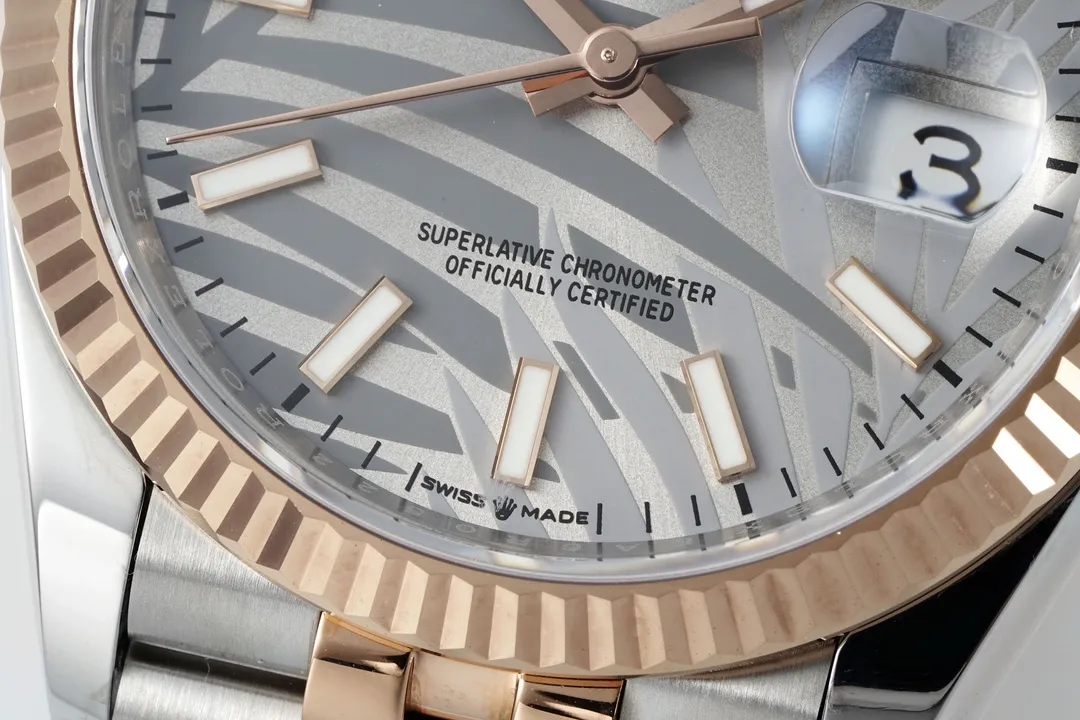 VS Factory Rolex Datejust 36mm Two-Tone Steel Watch Thermal 284