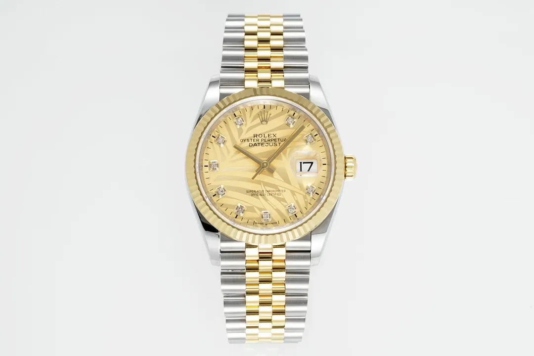 Trendy VS Factory Rolex Datejust 36mm Two-Tone Yellow Gold 4386