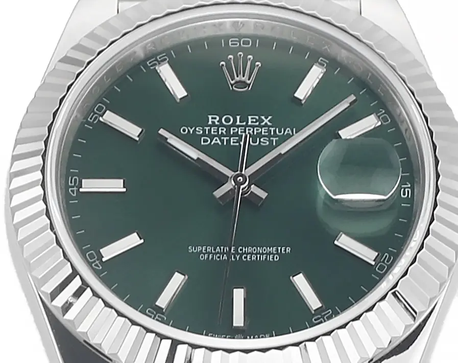 ComfortFit VS Factory Rolex Datejust 41mm Green Dial Stainless Steel Jubilee Bracelet 4331