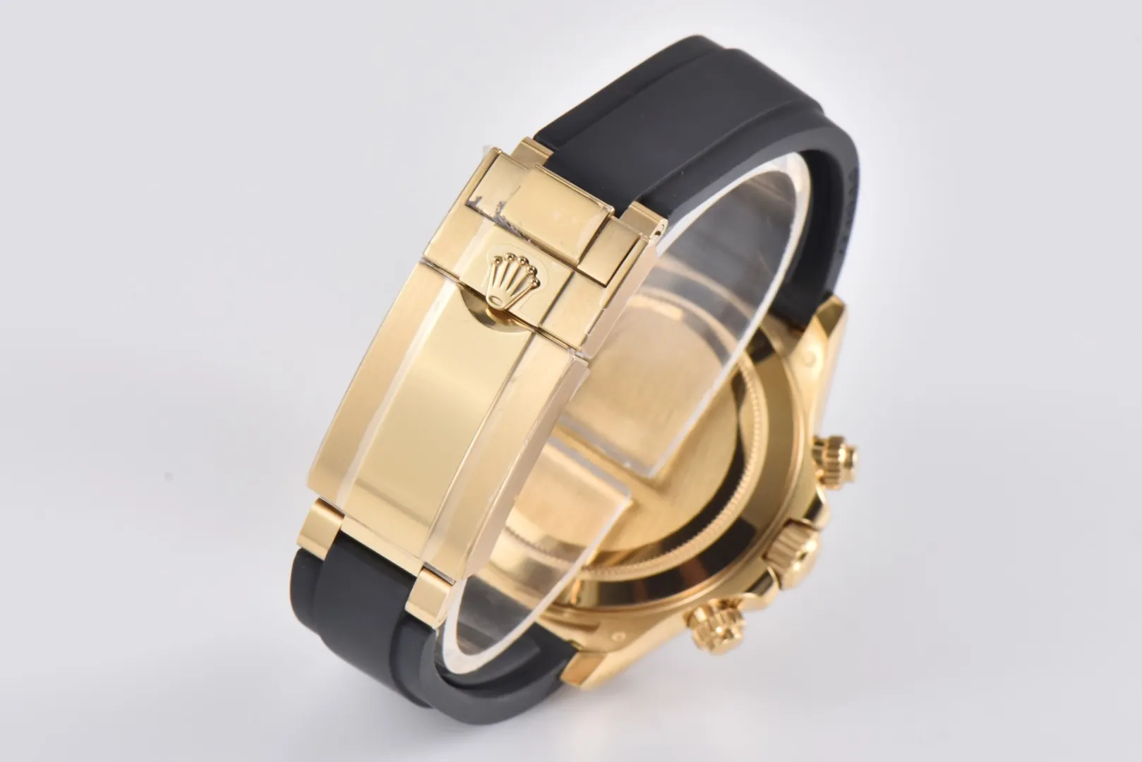 FlexibleFit VS Factory Rolex Daytona 116518 – Gold with Rubber Strap 17
