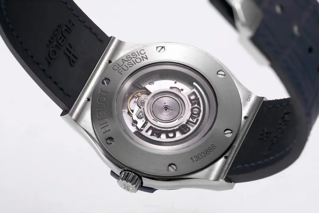 Unisex JB Factory Hublot  Fusion WWF Replica Watch – Titanium Case, Blue Dial, Automatic Movement, Super Clone Quality 5977
