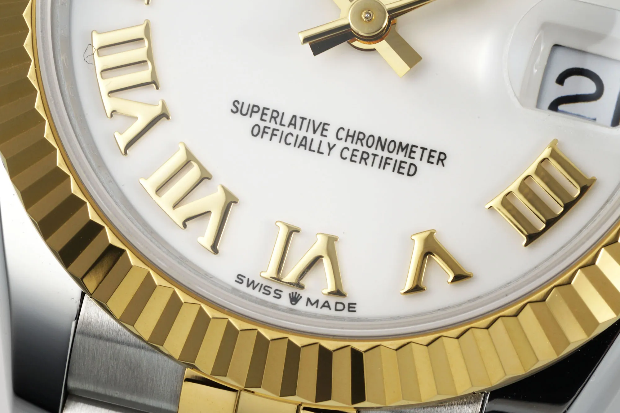 AR Factory Rolex Datejust 36mm Two-Tone Stainless Steel and Yellow Gold White Dial Roman Numerals Fluted Bezel Jubilee Bracelet Luxury Watch Comfortable 143