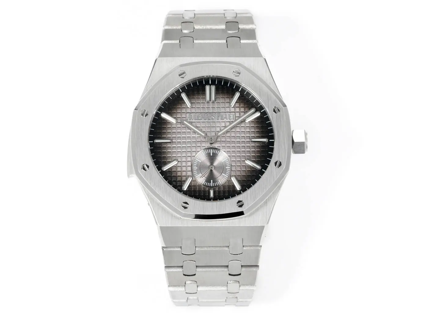 WrinkleFree ZF Factory Audemars Piguet Royal Oak 26591IP Silver Super Clone Watch 1814