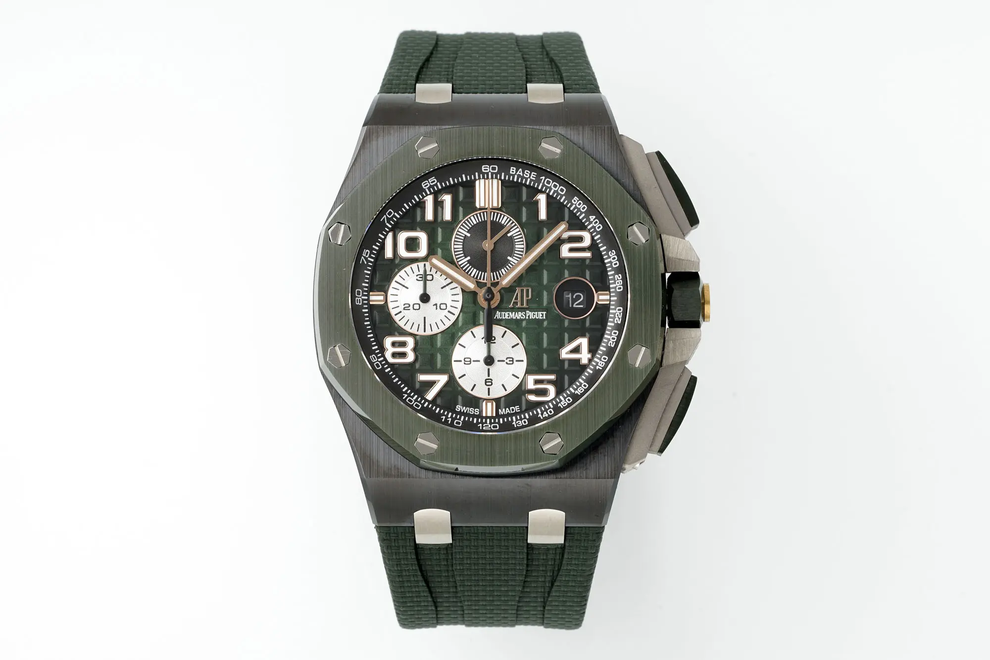 ZF Factory Audemars Piguet Royal Oak Offshore 26400 Green Super Clone Watch Durable 2308