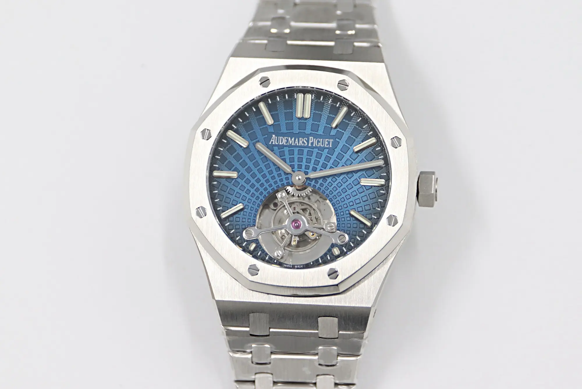 ZF Factory Audemars Piguet Royal Oak Tourbillon Blue Dial Super Clone Watch Seasonal 1525