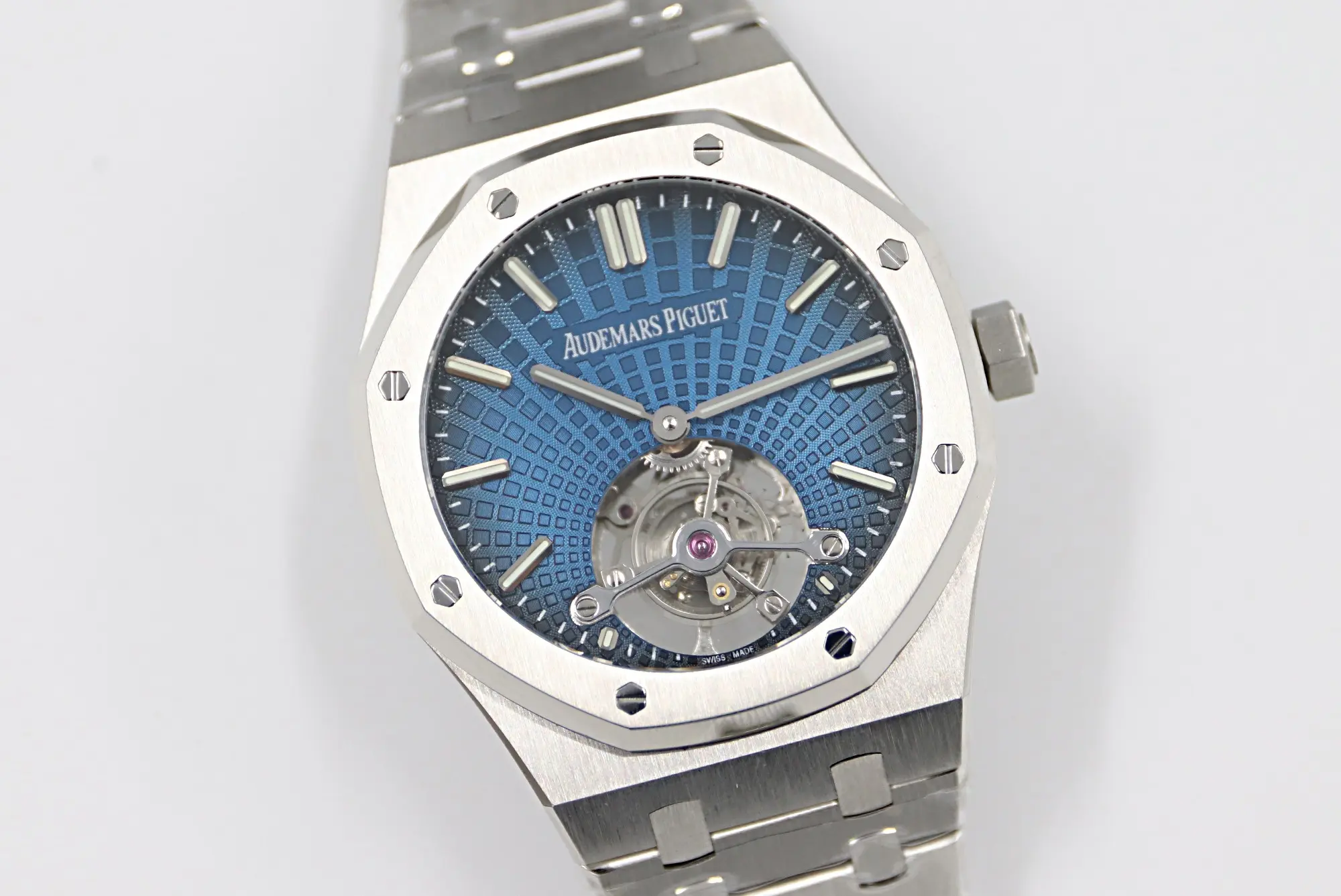 ZF Factory Audemars Piguet Royal Oak Tourbillon Blue Dial Super Clone Watch Seasonal 1525