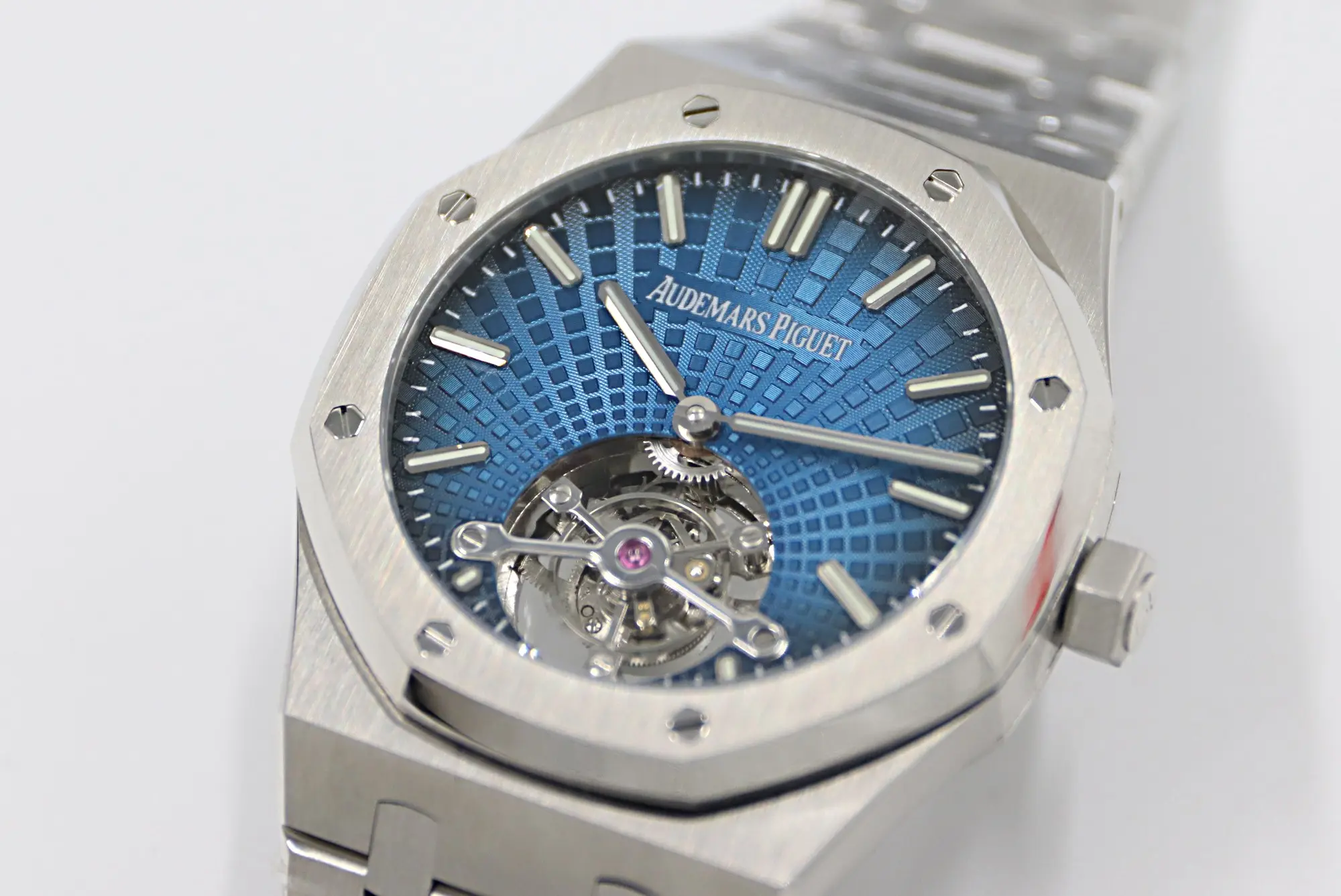 ZF Factory Audemars Piguet Royal Oak Tourbillon Blue Dial Super Clone Watch Seasonal 1525