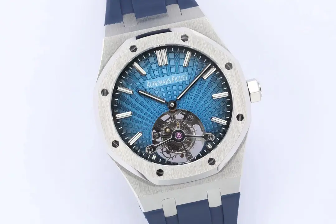 Breathable ZF Factory Audemars Piguet Royal Oak Tourbillon Blue Rubber – Super Clone Watch 8552