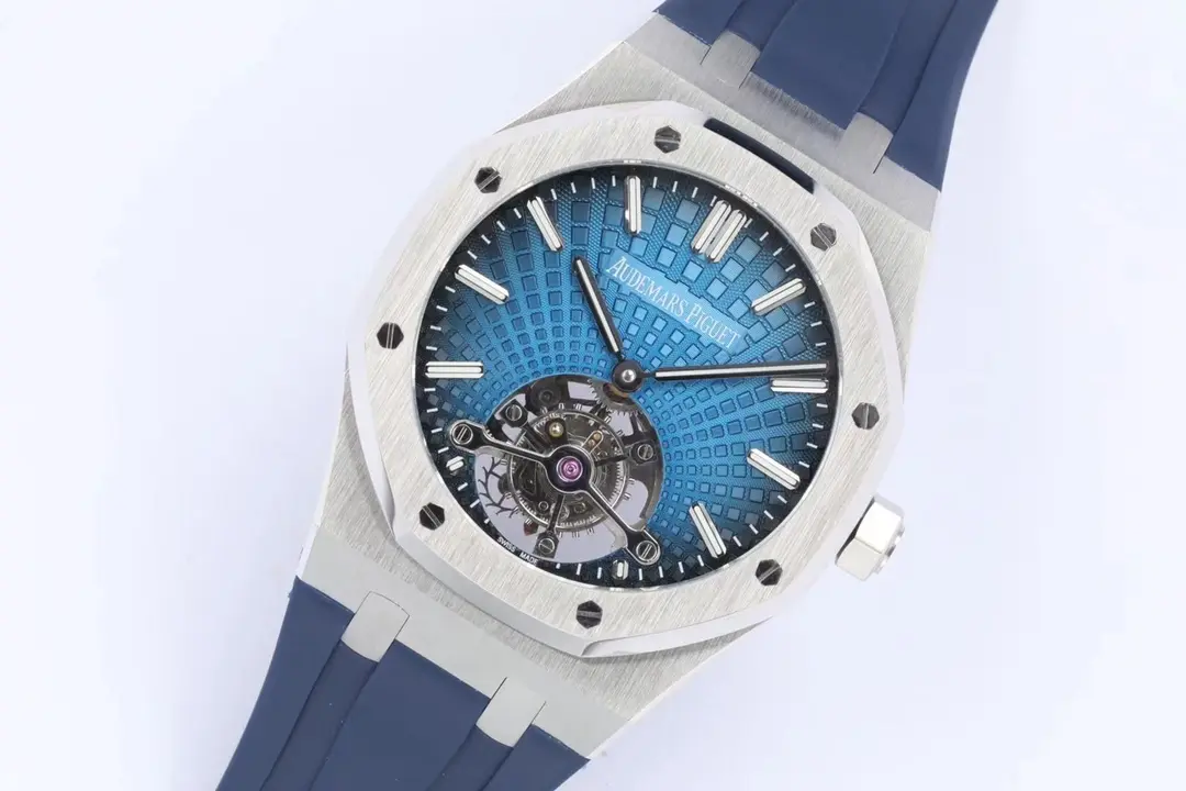 Breathable ZF Factory Audemars Piguet Royal Oak Tourbillon Blue Rubber – Super Clone Watch 8552