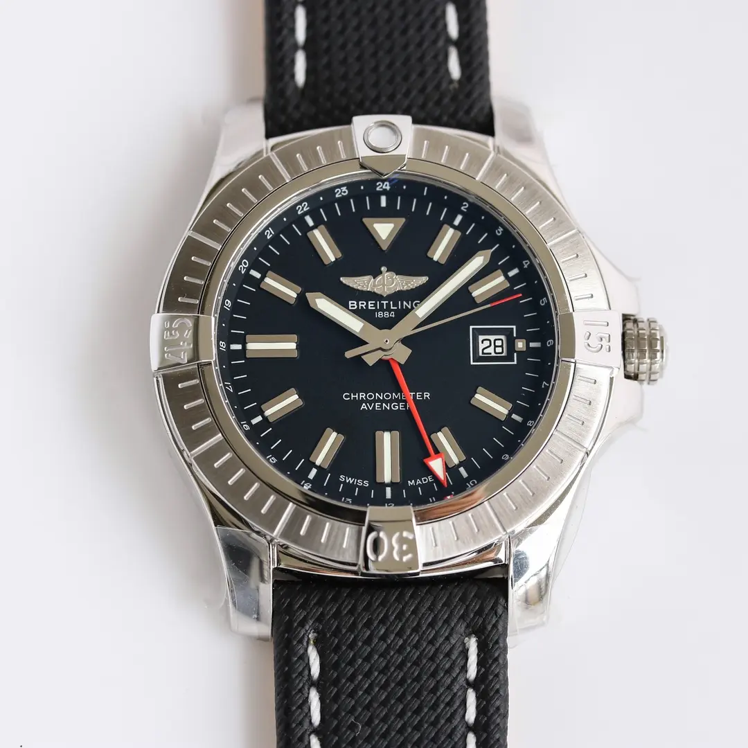 ZipUp ZF Factory Breitling Avenger Automatic GMT 45 Black Super Clone Watch 2368