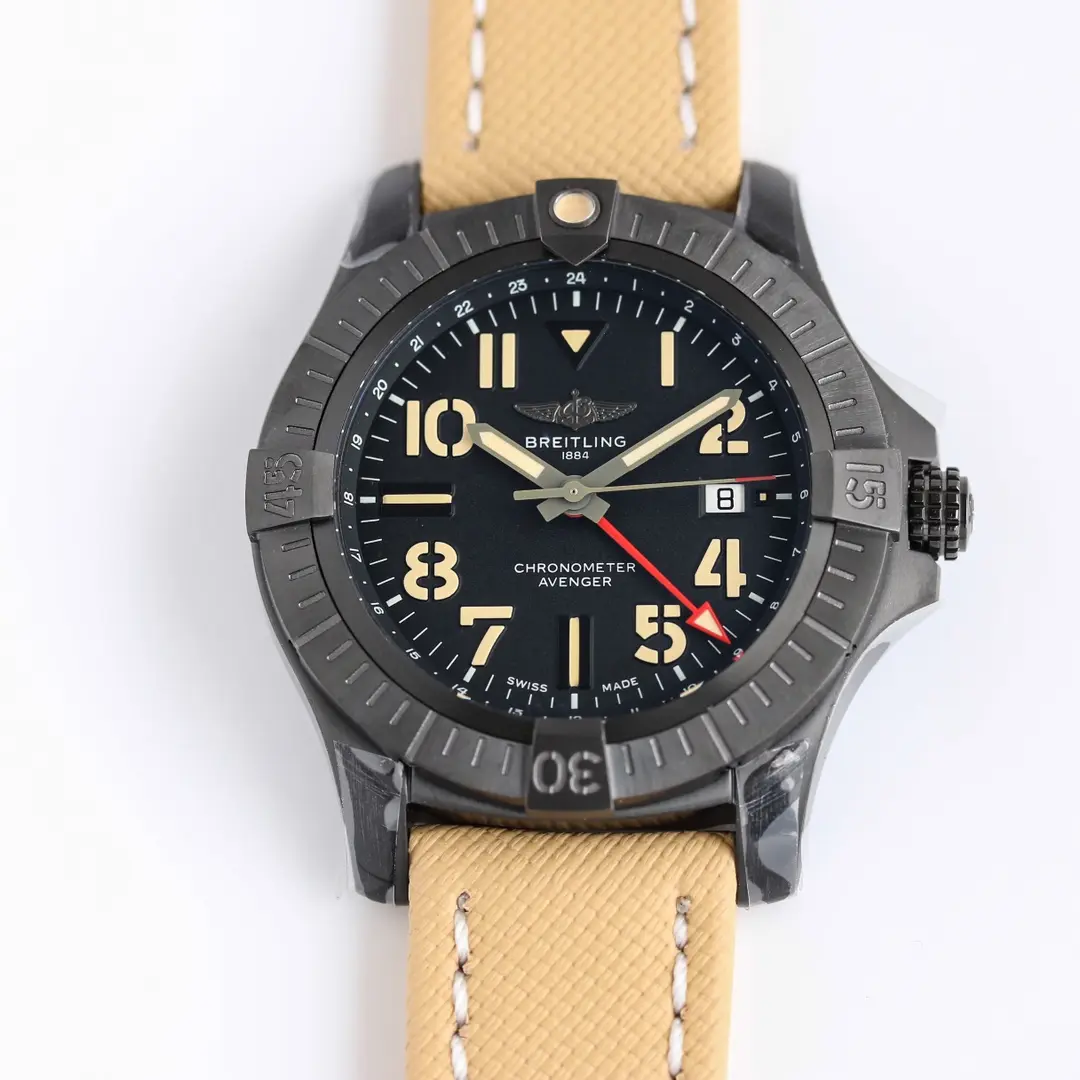 ZF Factory Breitling Avenger GMT 45 Night Mission Black – Super Clone Watch Affordable 2370
