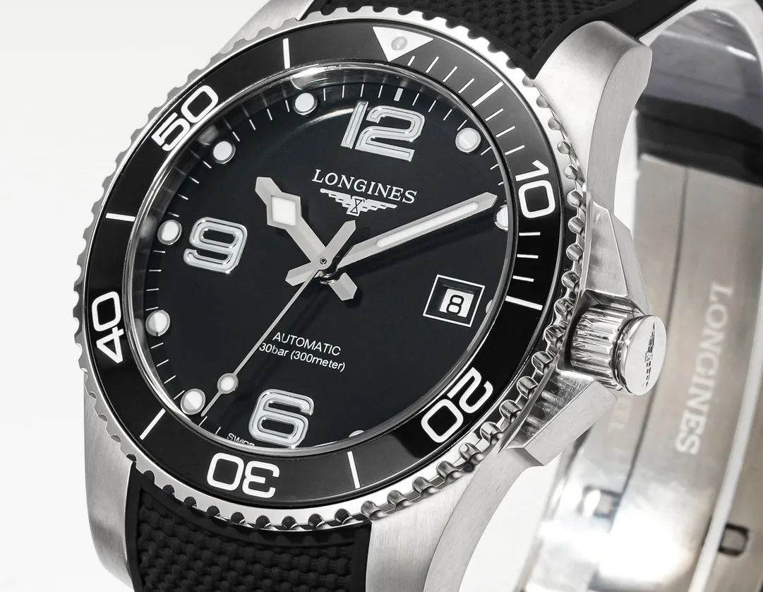 Reliable ZF Factory Longines Conquest Black Dial Rubber Strap – Super Clone Watch 4068