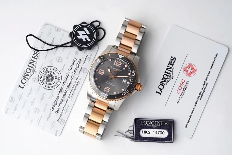 Sporty ZF Factory Longines Conquest VHP Two Tone Watch Black – Best Super Clone Edition 4071