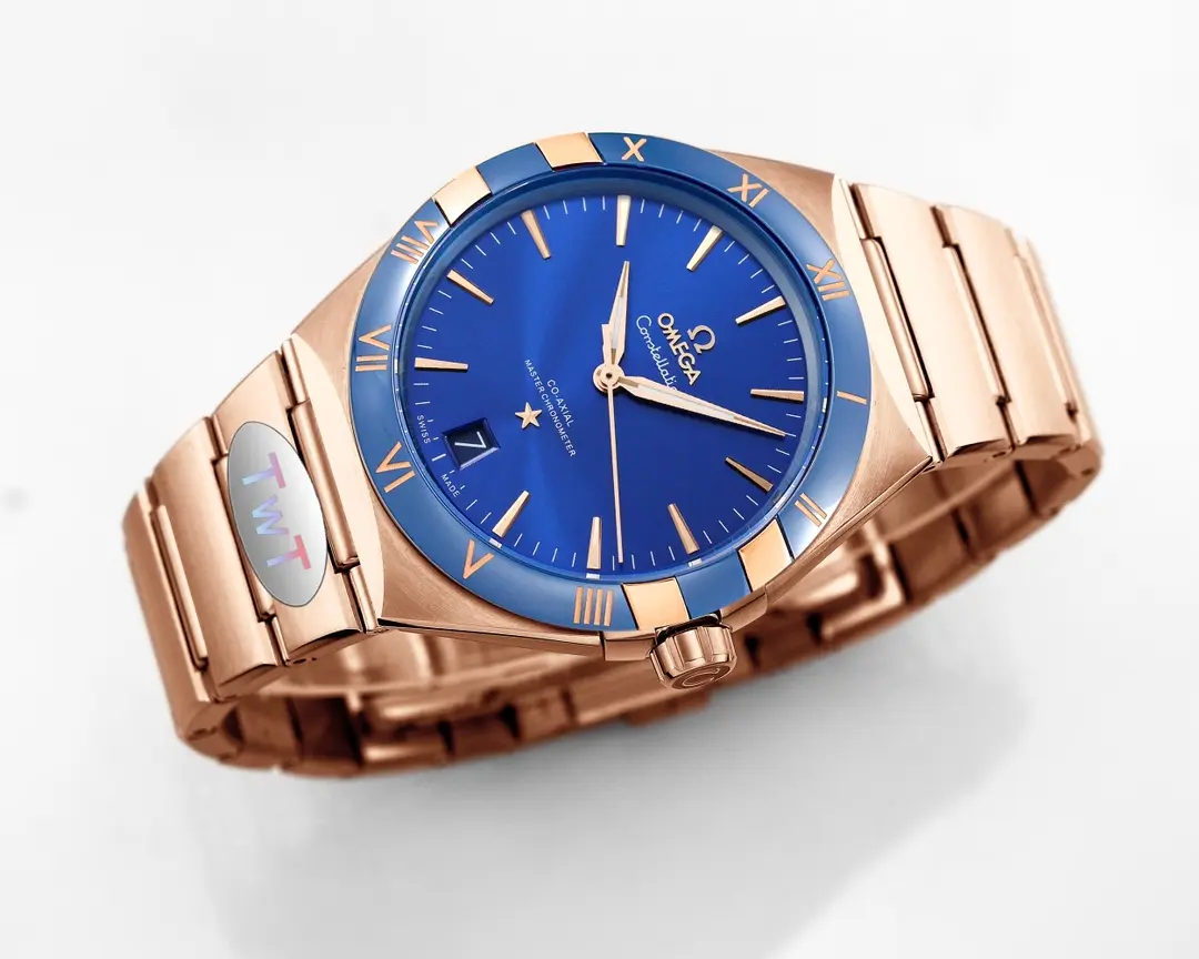 ZF Factory OMEGA Constellation 41mm Blue Rose Gold VSF Watch Breathable 8670