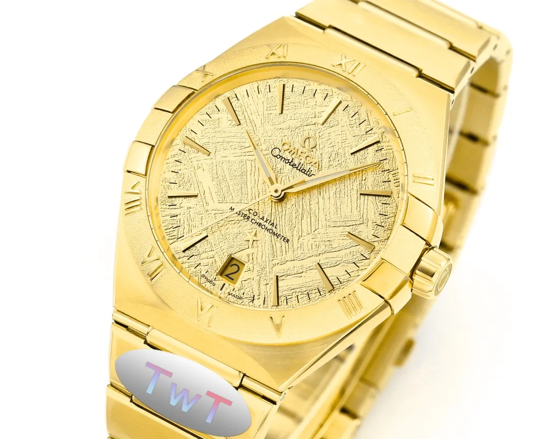 ZF Factory OMEGA Constellation 41mm Gold Ceramic Watch by VSF Watches Popular 418