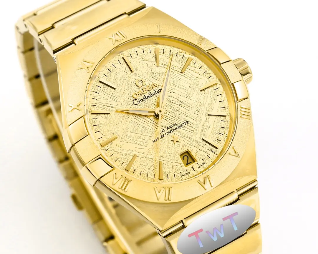 ZF Factory OMEGA Constellation 41mm Gold Ceramic Watch by VSF Watches Popular 418