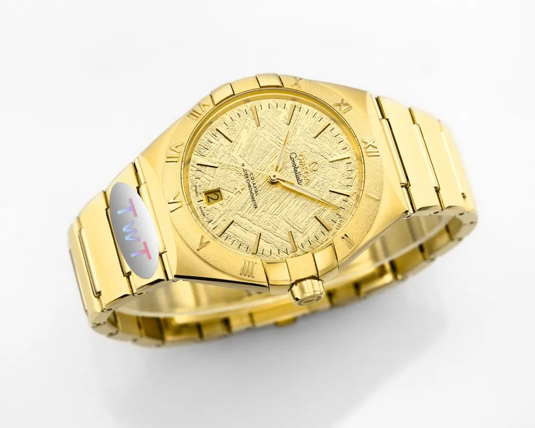 ZF Factory OMEGA Constellation 41mm Gold Ceramic Watch by VSF Watches Popular 418