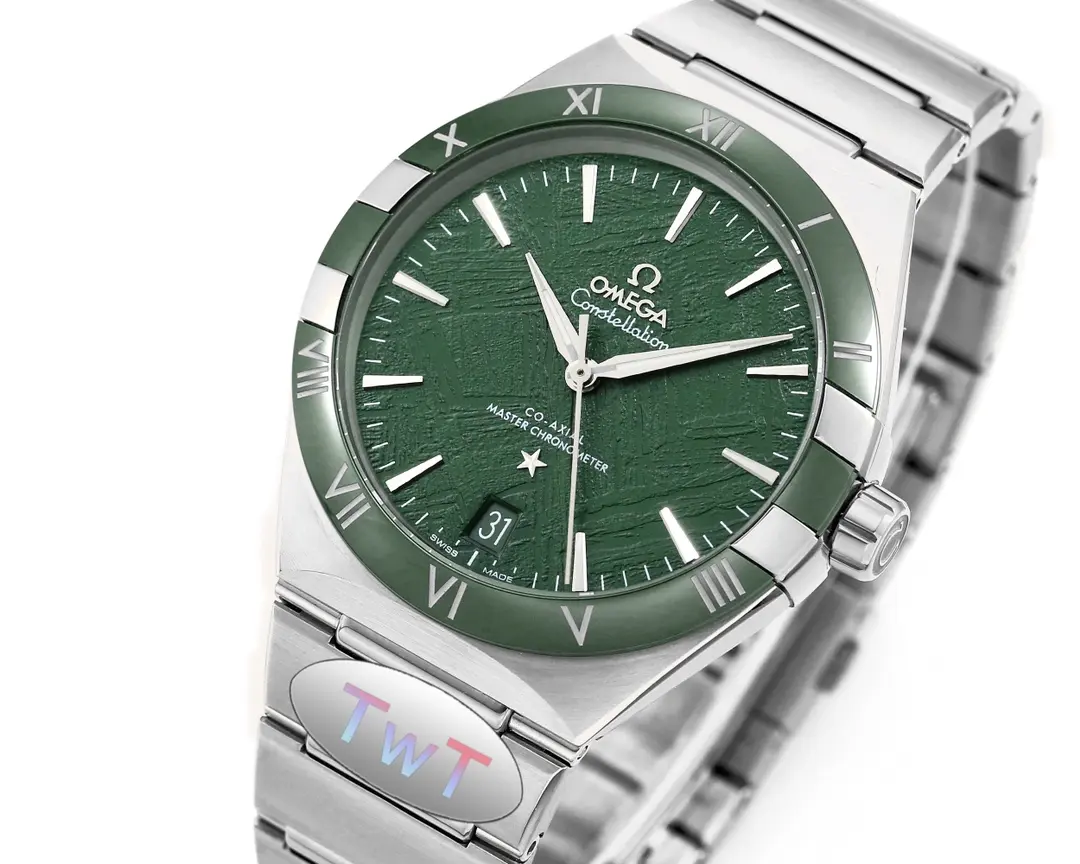 ZF Factory OMEGA Constellation 41mm Green Ceramic VSF Watch SmartChoice 8672