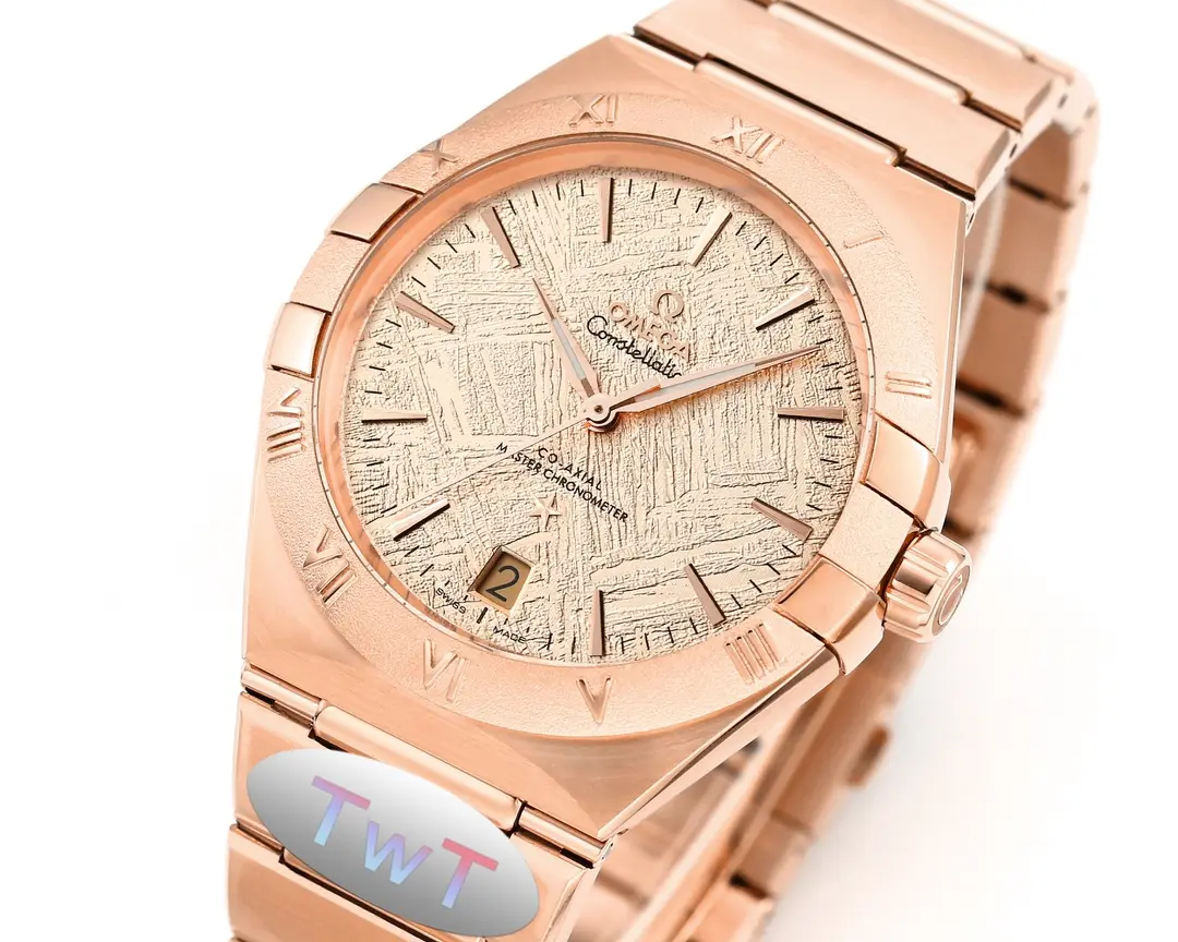ZF Factory OMEGA Constellation 41mm Rose Gold VSF Watch DailyWear 8674