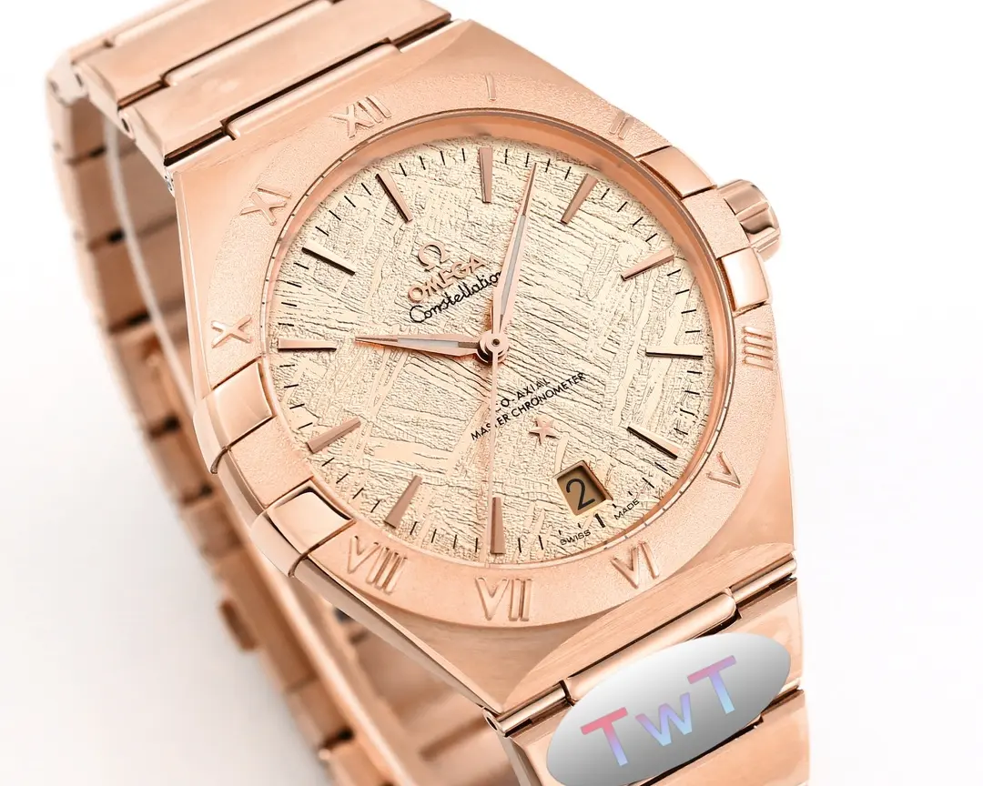 ZF Factory OMEGA Constellation 41mm Rose Gold VSF Watch DailyWear 8674