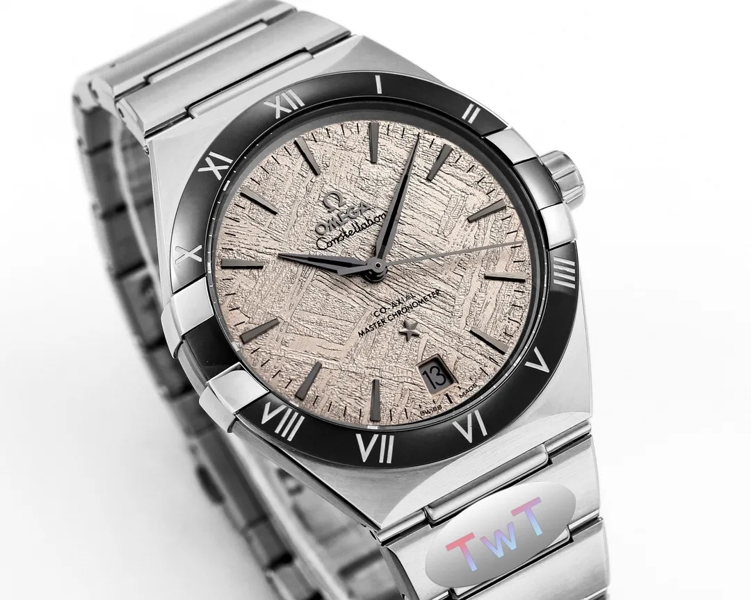 ZF Factory OMEGA Constellation 41mm Silver Ceramic VSF Watch Breathable 8676