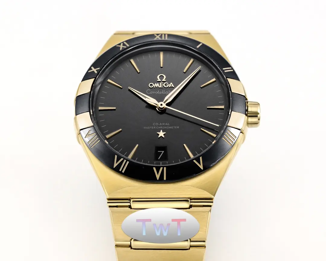 OnTrend ZF Factory OMEGA Constellation Ceramic Bezel Gold Black –  VSF Watches 8671