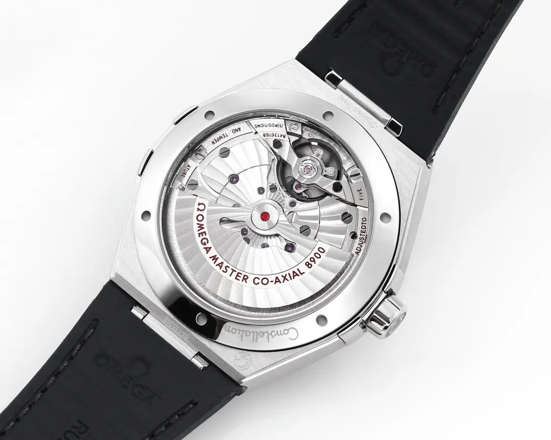 Snug ZF Factory OMEGA Constellation Meteorite Watch Black Leather – Luxury VSF Watches 399