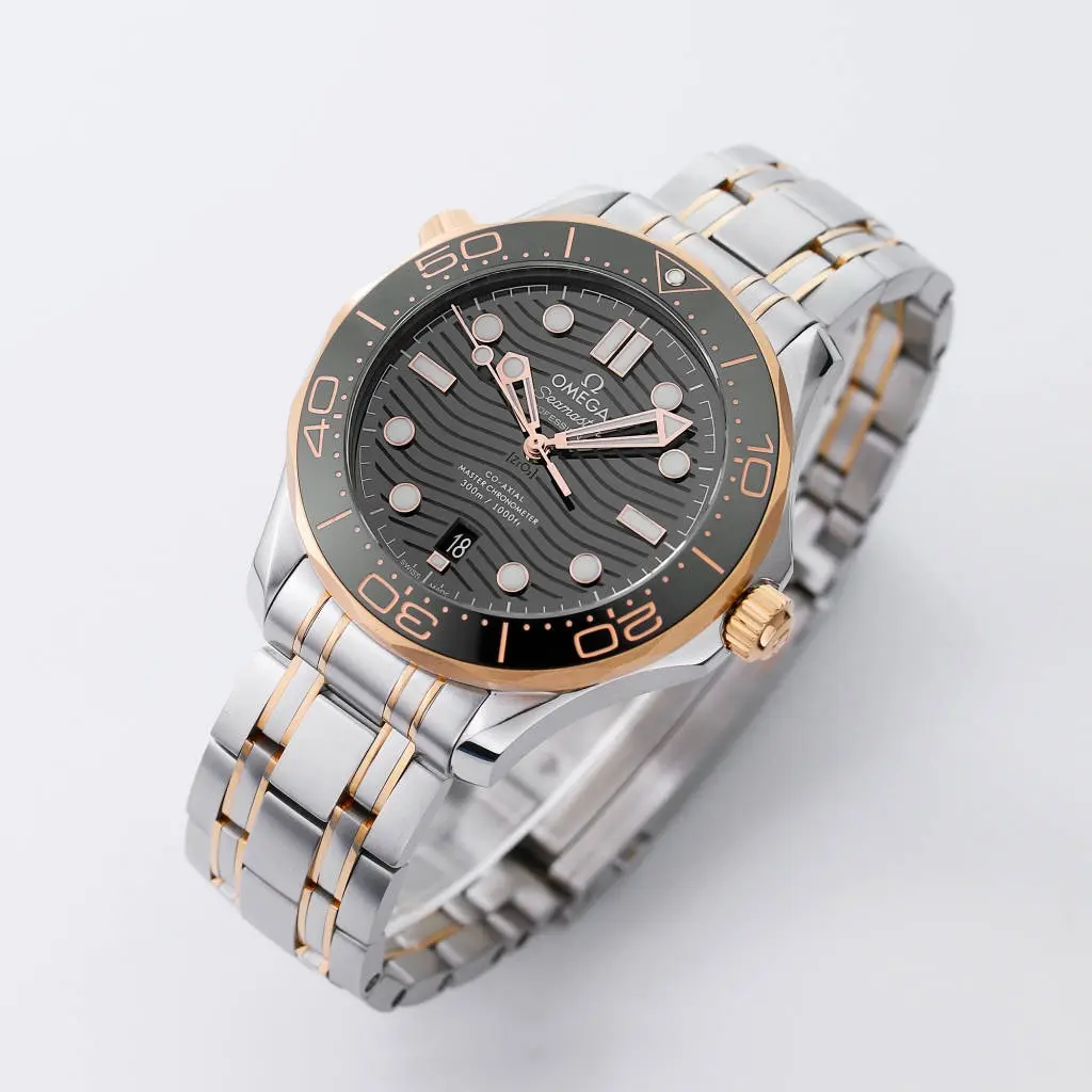 ZF Factory OMEGA Seamaster 300M Steel Black Dial –  VSF Watches Collection SmoothTexture 506
