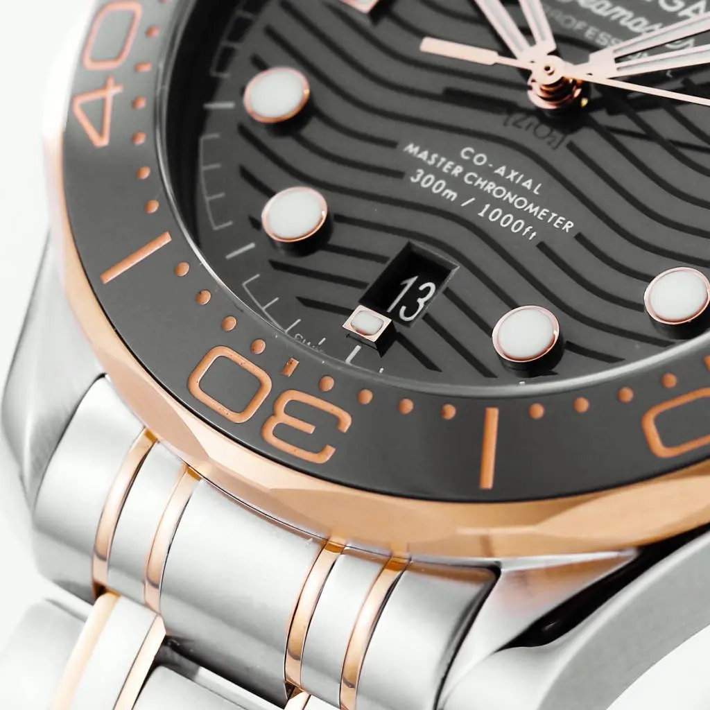 ZF Factory OMEGA Seamaster 300M Steel Black Dial –  VSF Watches Collection SmoothTexture 506