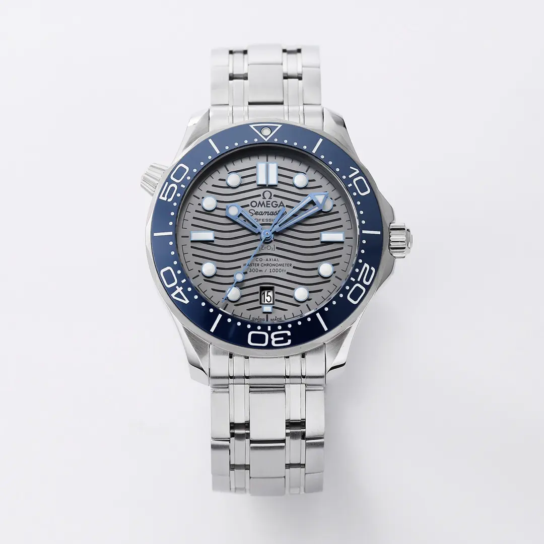 ZipUp ZF Factory OMEGA Seamaster 300M Steel Blue Dial VSF Watches 526