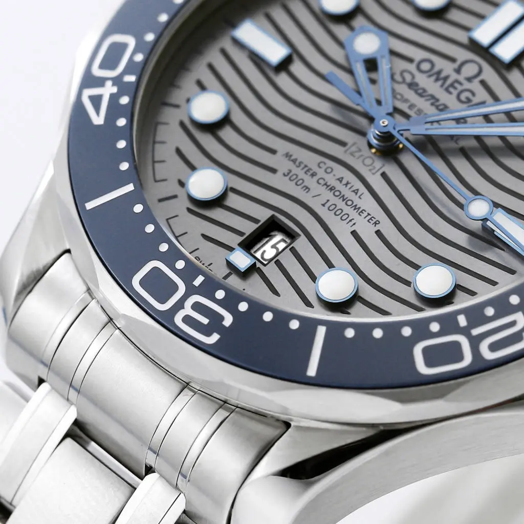 ZipUp ZF Factory OMEGA Seamaster 300M Steel Blue Dial VSF Watches 526