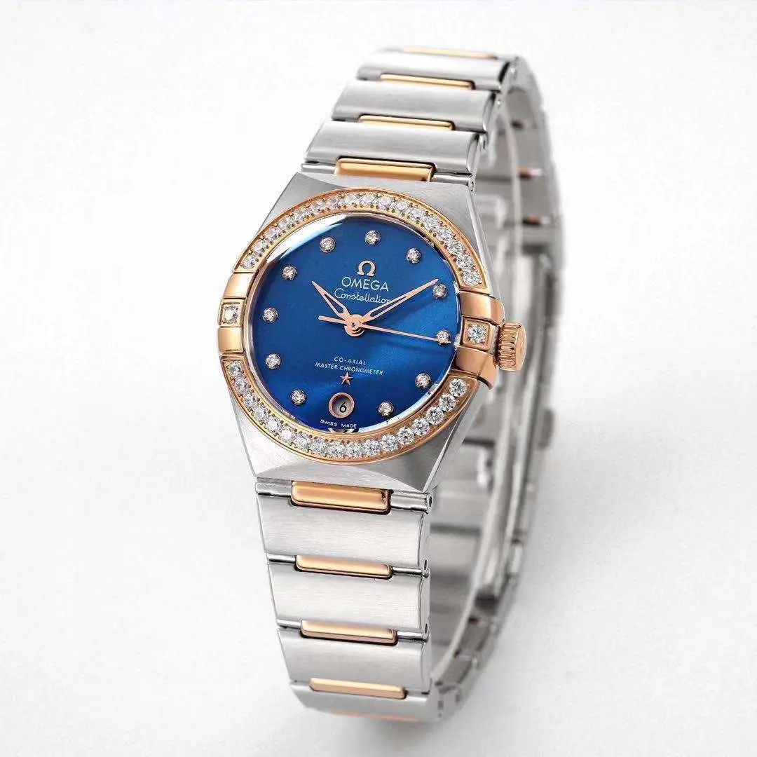 Upgraded ZF Factory Omega Constellation 29mm Blue Dial Two-Tone VSF Luxury Watch 375