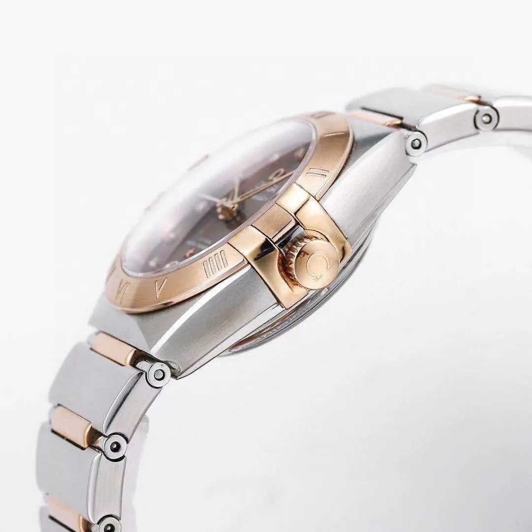 ZF Factory Omega Constellation 29mm Brown Dial Two-Tone VSF Luxury Watch Unisex 381