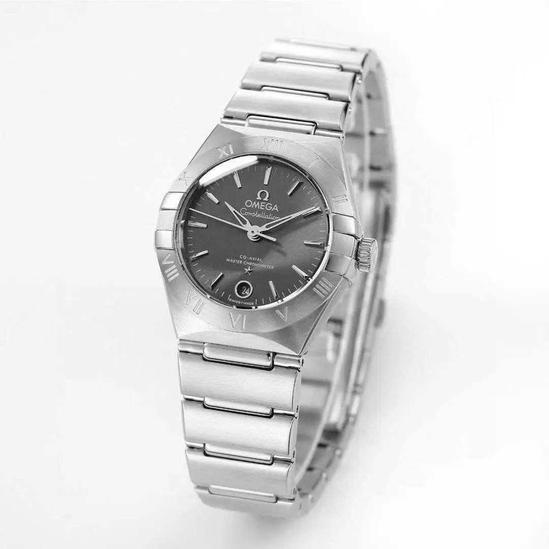 ZF Factory Omega Constellation 29mm Grey Dial Steel VSF Watches Practical 386