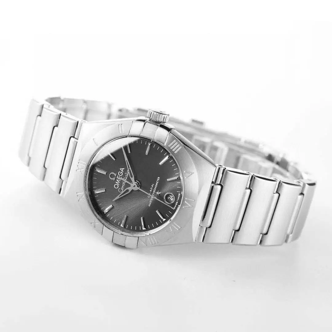 ZF Factory Omega Constellation 29mm Grey Dial Steel VSF Watches Practical 386