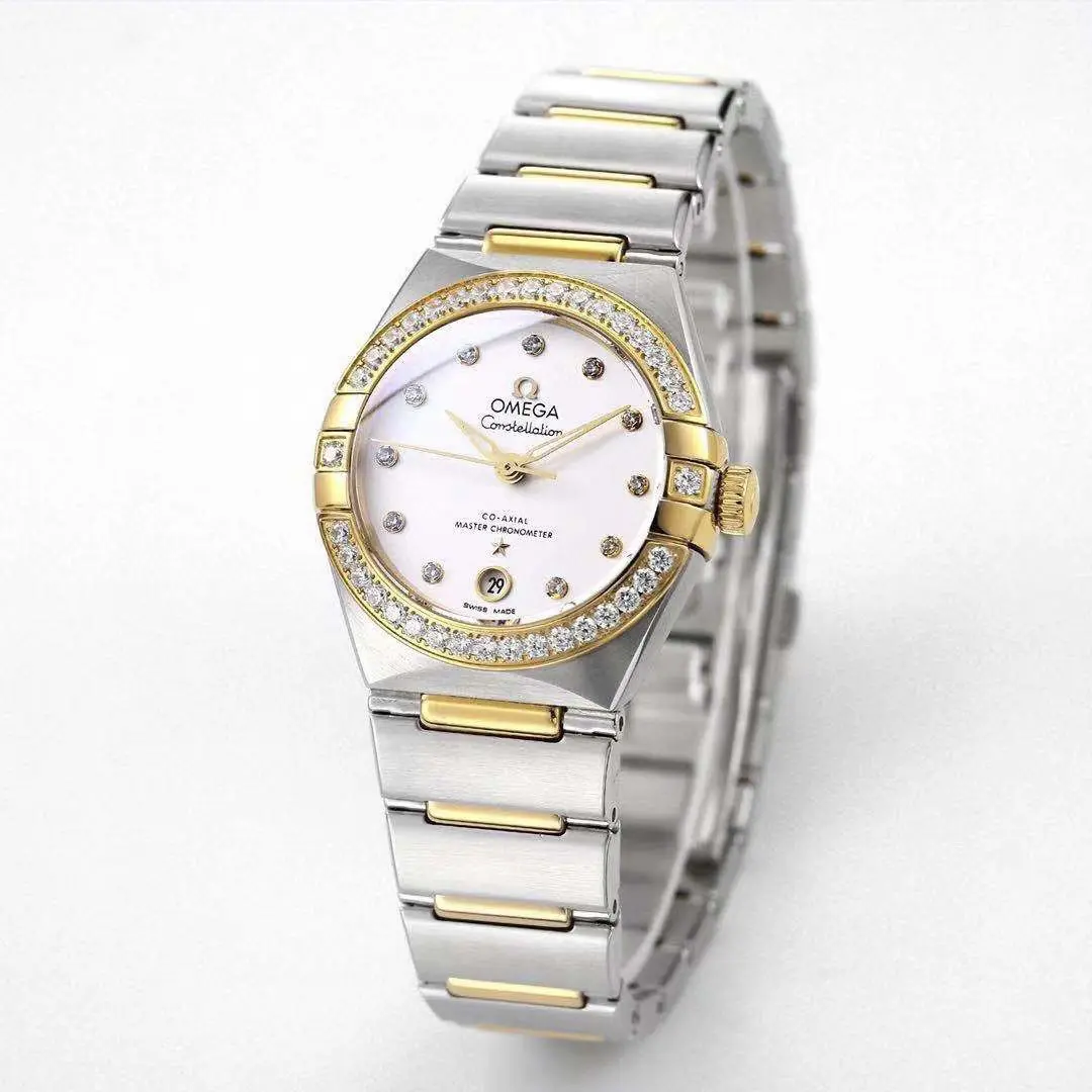 ZF Factory Omega Constellation 29mm White Gold Steel VSF Luxury Watch Lightweight 392