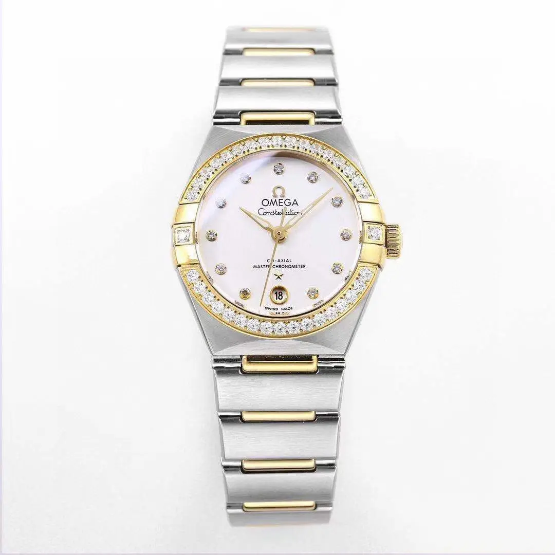 ZF Factory Omega Constellation 29mm White Gold Steel VSF Luxury Watch Lightweight 392