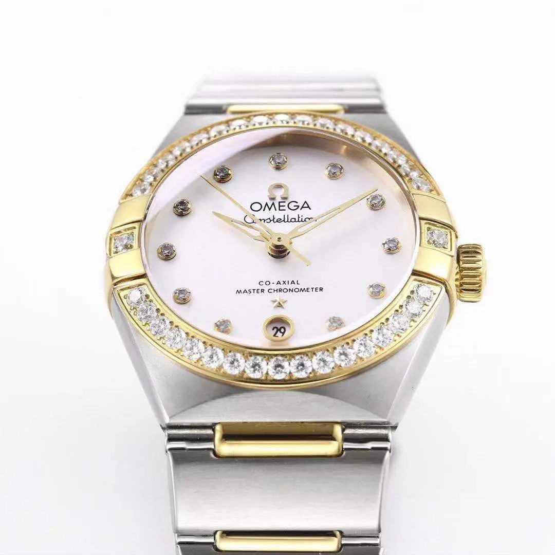 ZF Factory Omega Constellation 29mm White Gold Steel VSF Luxury Watch Lightweight 392