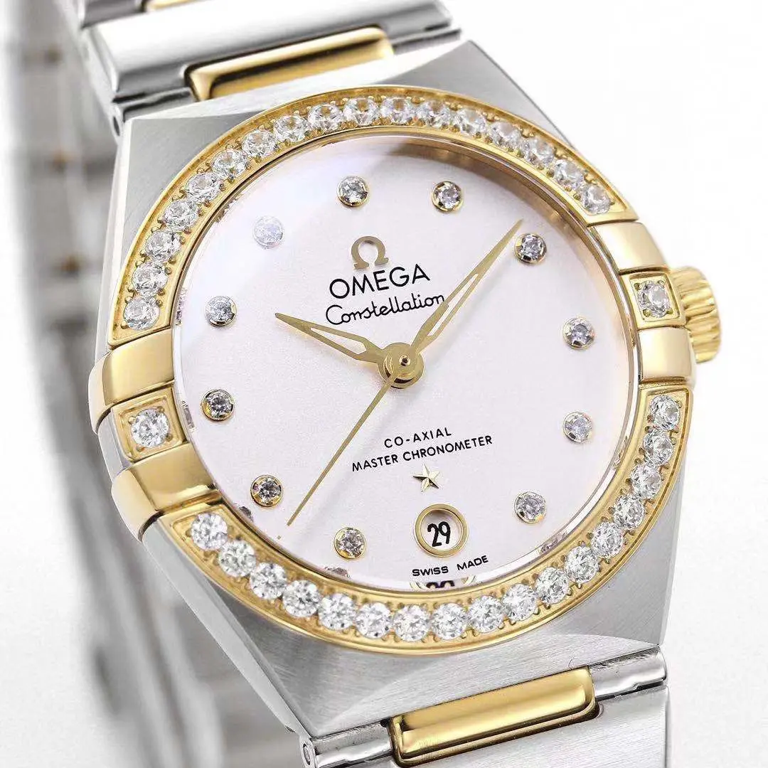 ZF Factory Omega Constellation 29mm White Gold Steel VSF Luxury Watch Lightweight 392