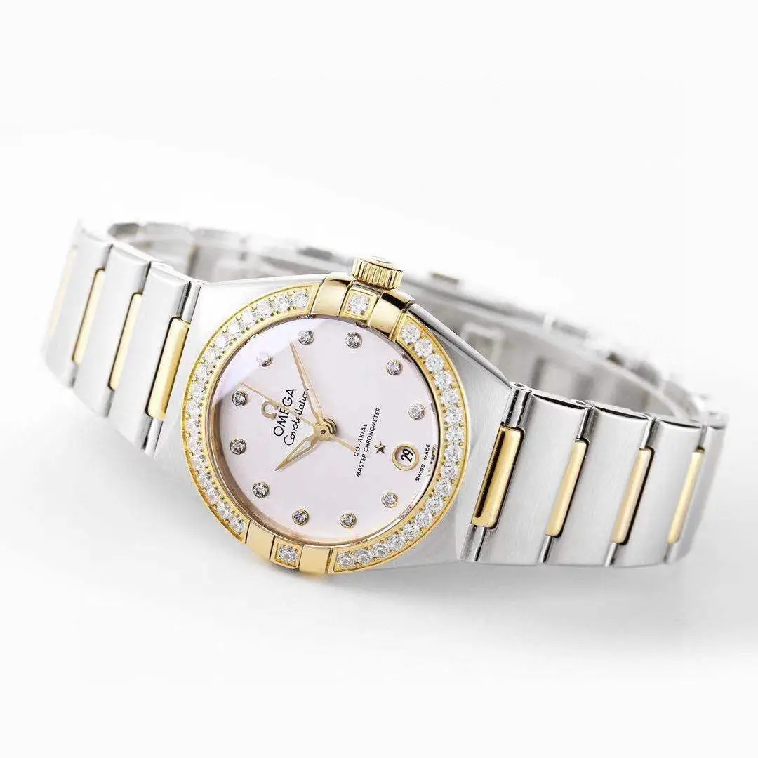 ZF Factory Omega Constellation 29mm White Gold Steel VSF Luxury Watch Lightweight 392