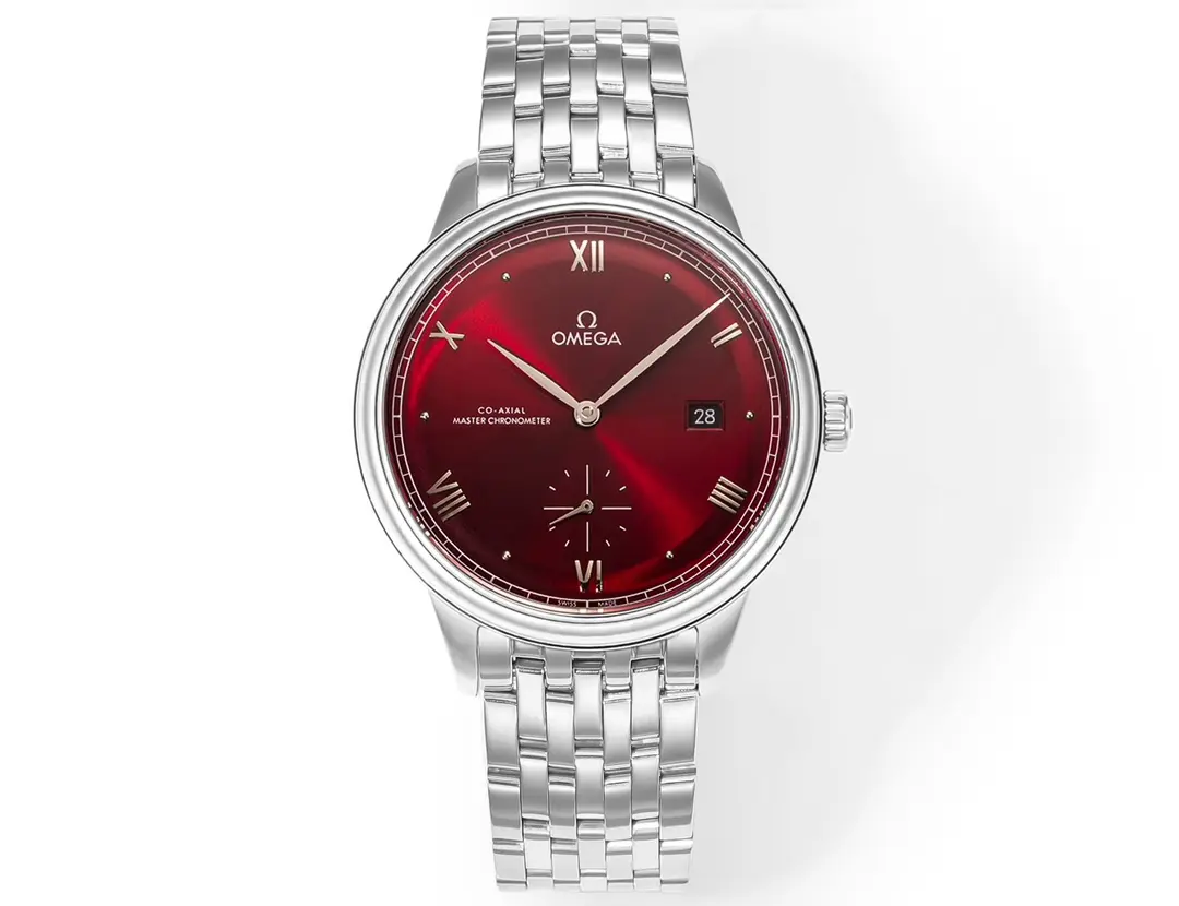 ZF Factory Omega De Ville Prestige Red Dial Steel Watch by VSF Watches QuickDry 467