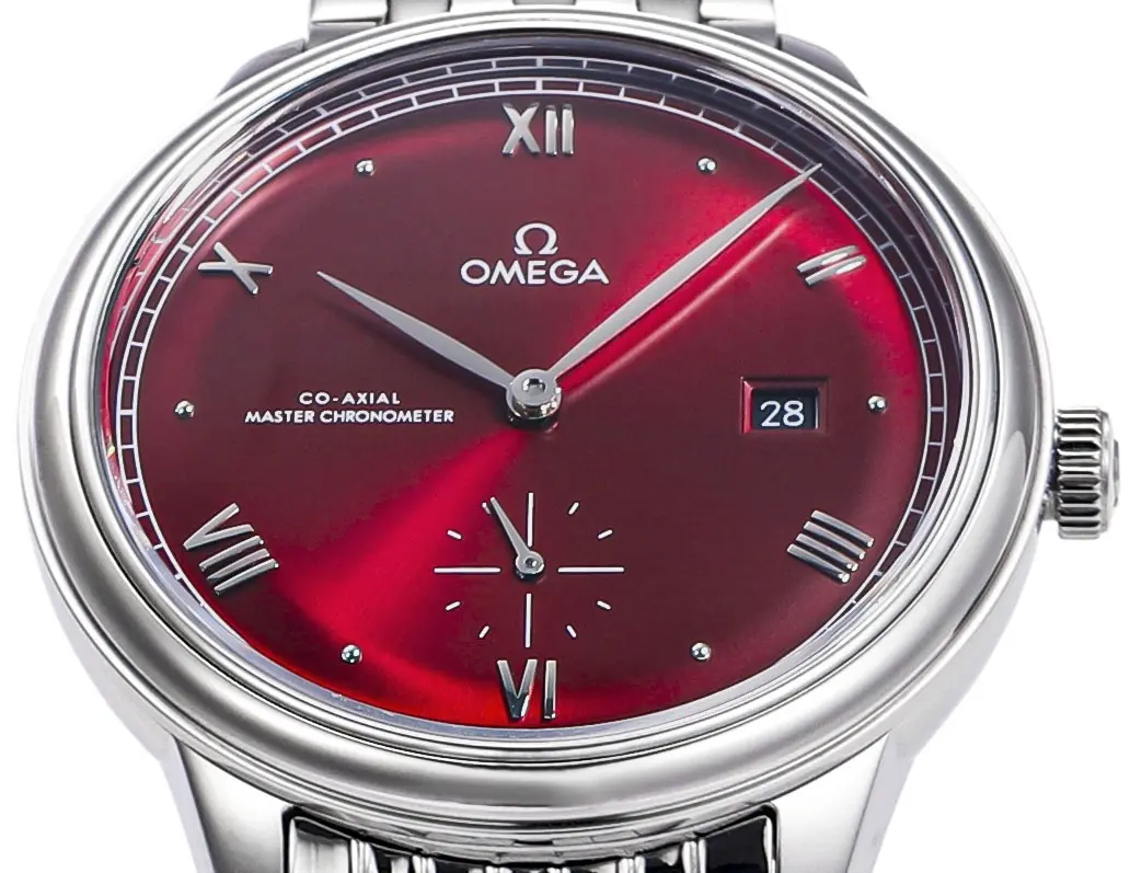 ZF Factory Omega De Ville Prestige Red Dial Steel Watch by VSF Watches QuickDry 467