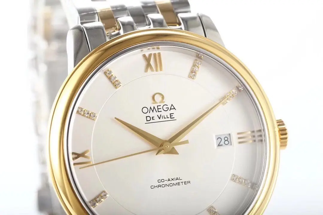 ZF Factory Omega De Ville Prestige Silver Two Tone VSF Watch MoistureWicking 466