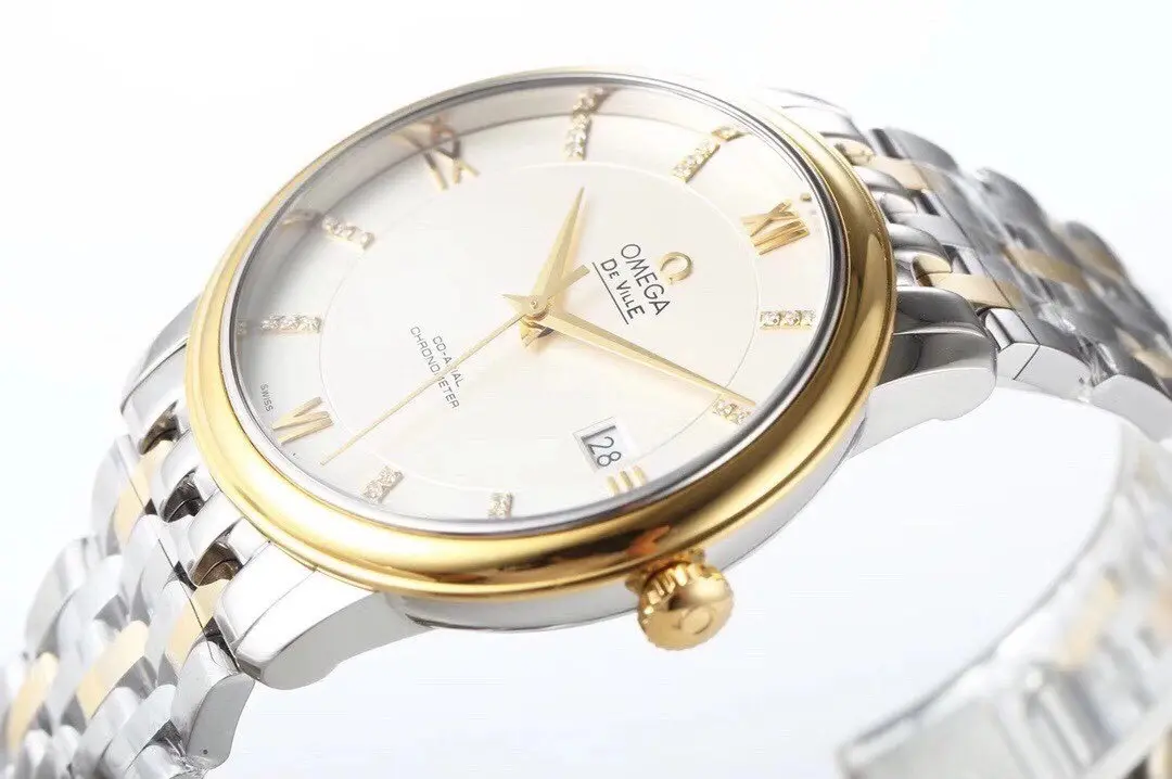 ZF Factory Omega De Ville Prestige Silver Two Tone VSF Watch MoistureWicking 466
